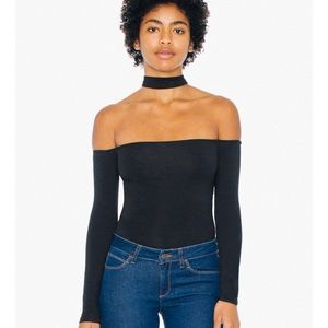 American Apparel Mid-Length Choker Top